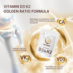 300 Pcs 2 in 1 Vitamin D3 10000 iu Plus K2 (MK-7) 200 mcg Virgin Coconut Oil Softgels with Vitamins D & K Supports Calcium Absorption, Bone, Immune, & Heart Health – Easy to Swallow