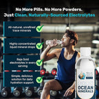 Baja Gold Liquid Trace Mineral Drops – Pure Ocean-Based Minerals for Water & Food | Unrefined Electrolytes for Balanced Taste | Mineral-Rich Saline Solution & Oral Cleanse | 12 fl oz, 90-Day Supply.