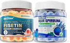 Liposomal Fisetin 200mg Liquid Gummies + Organic Blue Spirulina Gummies