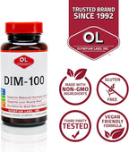 Olympian Labs DIM Supplement 100mg - Daily Capsules - Diindolylmethane for Men and Women, 100 Mg, 60 Count