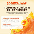 Turmeric Gummies 1000mg w/MCT Oil C8 C10, Organic Antioxidant, Turmeric Curcumin Supplement with Black Pepper Extract, Support Comfort, Boost Energy, Ultra Absorption, Sugar Free, 120Cts