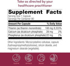 Bariatric Advantage Vitamin B1 Thiamin - 100 mg Thiamin Mononitrate - Easy Digest - Designed for Bariatric Patients - Supports Energy Production* - 90 Count