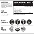 MycoMax Lions Mane Extract - 70% Beta Glucans, Max Potency Organic Lions Mane Supplement, US Grown + Ultrasonic Extraction - 500 mg per serving - Mental Clarity, Focus and Memory - 8 oz.