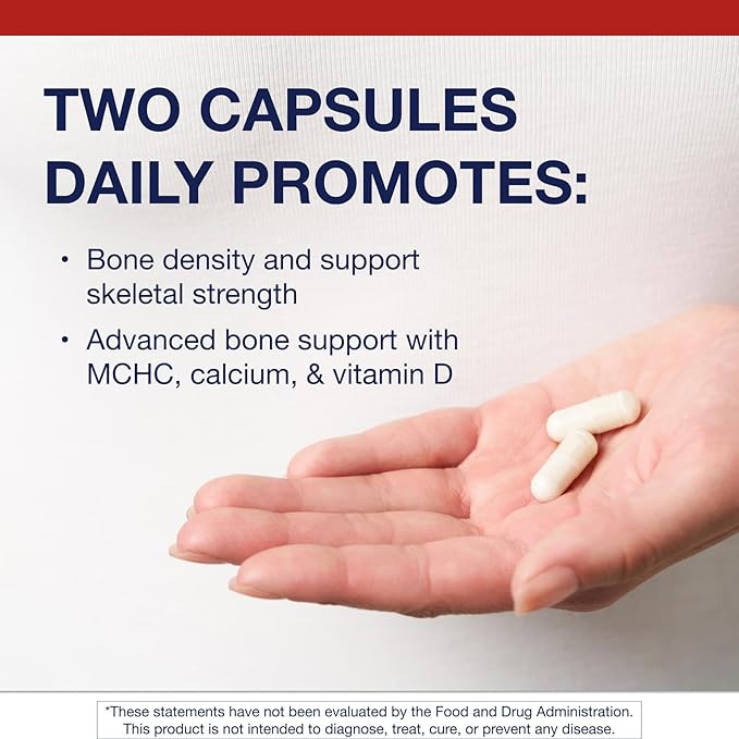 Metagenics Bone Builder Plus - MCHC Supplement for Bone Health* - High-Absorption Formula with Calcium, Phosphorus & 2000 IU Vitamin D - Non-GMO & Gluten-Free - 180 Capsules