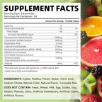 softbear Glucosamine Chondroitin Gummies for Adults, Sugar Free Chondroitin & Glucosamine Nutritional Supplements for Joint Support, Mixed Fruit Flavor, 60 Count