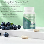 14-in-1 Advanced Eye Vitamin Supplement with Lutein, Zeaxanthin, Bilberry Extract & Zinc for Adults - Supports Vision, Macula & Blue Light Protection - 60 Capsules (01)