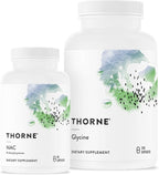 THORNE - Detox Duo - Liver, Kidney, & Immune Support Bundle - NAC & Glycine - 30 to 125 Servings