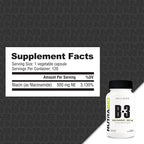 NutraBio Niacinamide Supplement for Normalized Blood Lipids, Better LDL & HDL Levels, Flush Free Vitamin B3, 500mg - 120 Vegetable Capsules