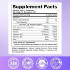 Iron Supplement for Women & Men - Iron Gummies with Vitamin B6, B12, C, Zinc, Folate for Adults & Kids - Support Iron Deficiency, Anemia, Energy Boost, Blood Builder - Sugar Free Vegan 60ct Grape