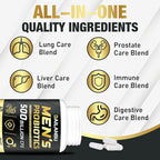 Probiotics for Men 500 Billion CFU, 16 in 1 Advanced Mens Probiotics for Digestive Health, lmmune & Metabolism, Gut Health - Men's Probiotic with Turmeric, Cranberry, 120 Probiotics Caps