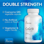 Infusions Maximum Strength Pure CoQ10 600mg 200 Capsules High Absorption Gluten Free Non-GMO (2)