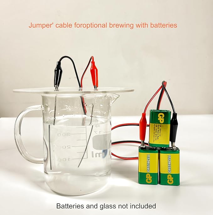 Colloidal Silver Generator Kit,Pure Silver Wire 99.99%,9999 Pure(Adjustable AC/DC Switching Power 9V-24V)