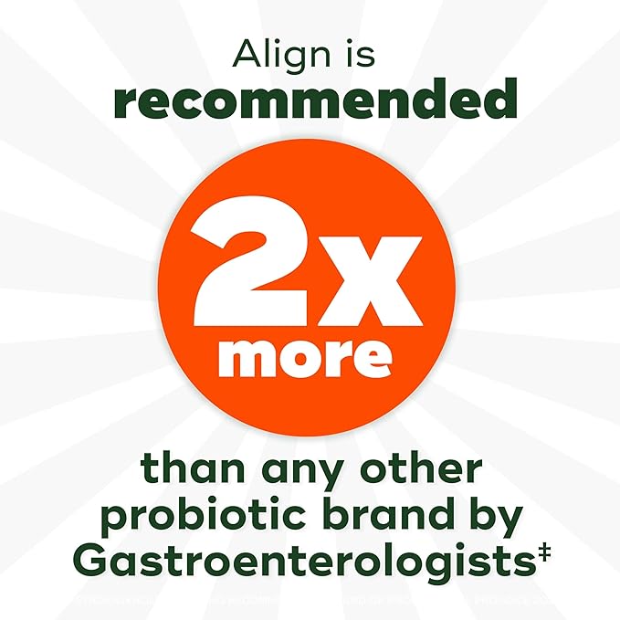 Align Dualbiotic, Prebiotics and Probiotics for Women and Men, Probiotics for Digestive Health, Prebiotics Help Nourish Good Bacteria, Natural Fruit Flavors, 90 Probiotic Gummies (Packaging May Vary)