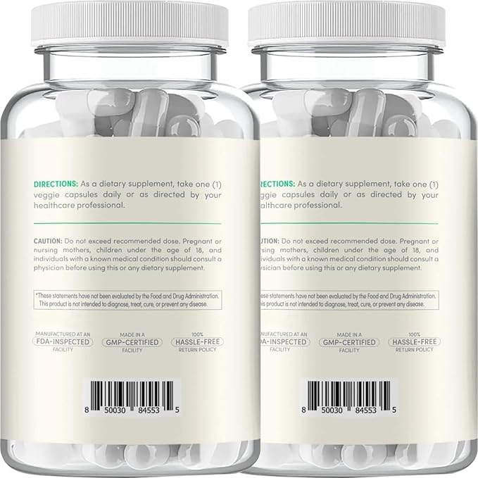 Vitamin B3 Nicotinamide 500mg - High Absorption Form of Vitamin B3 Niacin Flush Free for Hear Skin Brain and Energy Support - NAD Precursor - Made in a cGMP American Facility (360 Servings)