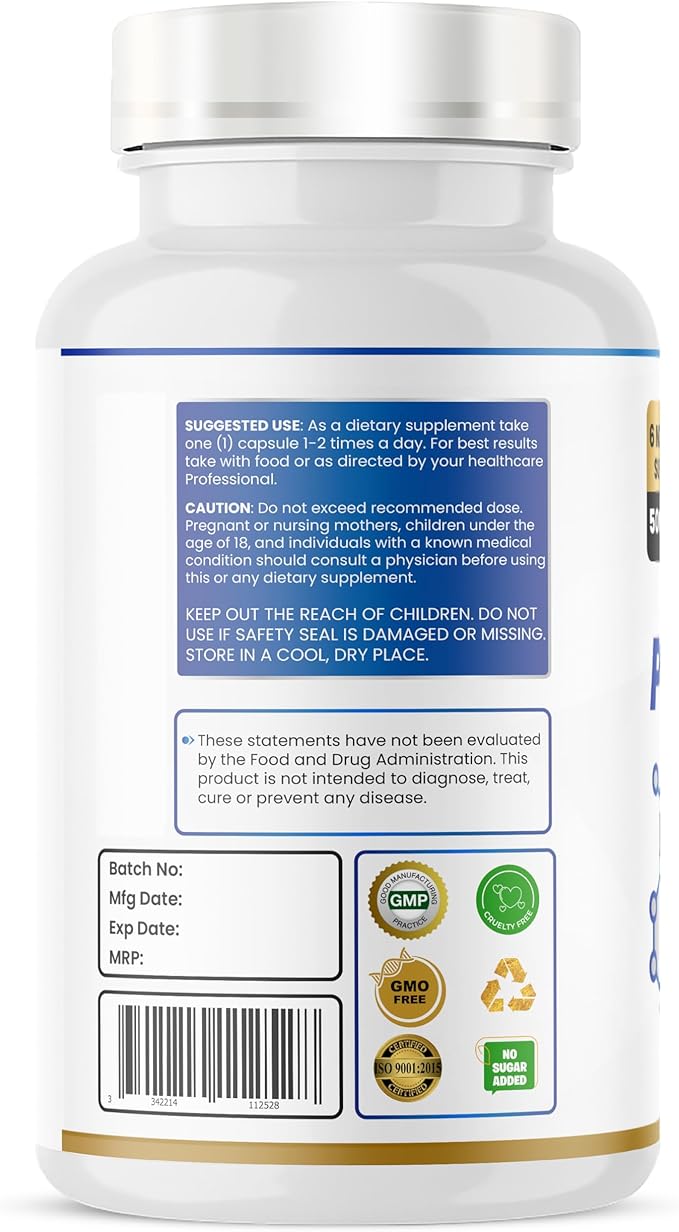 Potassium Citrate 500mg-192mg Elemental Potassium Per Serving-Non-GMO-180 Vegan Capsules