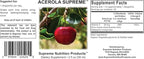 Supreme Nutrition Acerola Supreme Tincture, 2 fl oz | 59 Servings