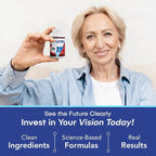 Eye Health Supplement – 14 Essential nutrients for Clear Vision, Blue Light Protection, and Long-Term Eye Health. Supports Clarity and Eye Wellness. 60 Capsules. (3 Pack)