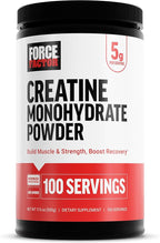 Force Factor Creatine Monohydrate Micronized Powder 500G, 5g Dose to Support Muscle Growth, Strength, Recovery, Cognitive Health & Memory, Unflavored, 100 Servings, 17.6 Oz
