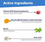 Superior Source No Shot Vitamin B-12 Cyanocobalamin 1000 mcg, B-6, Folic Acid 400 mcg - Support Brain & Heart Health - Aids Natural Energy Levels - 60 Sublingual Dissolving Tablets