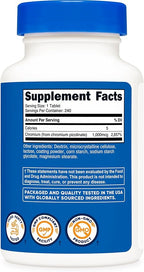 Nutricost Chromium 1000mcg, 240 Tablets - Gluten Free, Non-GMO