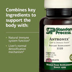 Standard Process Antronex - Liver Health Supplement - Gluten-Free, Non-Dairy & Non-Soy - 180 Tablets (180 Servings)