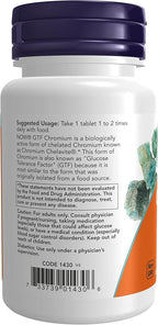 GTF Chromium 200mcg 100 Tablets (Pack of 2)