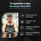 3000mg Iris Sea Moss, 2000mg Black Seed Oil, 1000mg Ashwagandha, 1000mg Burdrock Root, 1000 mg Bladderwrack with Black Pepper & Vitamin C | Vitality & Energy Support | All-in-one supplement | 120 Caps