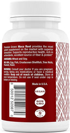 Safrel Organic Maca Root Black, Red, Yellow 1900 MG per Serving - 120 Vegan Capsules Peruvian Maca Root Gelatinized 100% Pure Non-GMO Supports Reproductive Health Natural Energizer