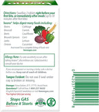 Beano Digestive Enzyme, Preventive Gas Relief for Adults, Helps Prevent Gas & Bloating, 150 Tablets