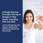 Carlson - The Very Finest Fish Oil, 700 mg Omega-3s, Norwegian, Wild-Caught Fish Oil, Sustainably Sourced Fish Oil Capsules, Orange, 240 Softgels