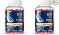 Mommy's Bliss Kids Sleep Melatonin Gummies, Non Habit-Forming with No Artificial Colors, Flavors or Gelatin - Age 3 Years+ - Strawberry Flavor - 100 Sleep Gummies,(Pack of 2)