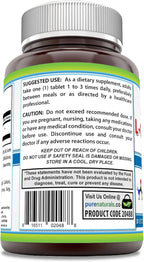 Pure Naturals L-Glutamine Supplement | 1000 Mg Per Serving | 240 Tablets | Non-GMO | Gluten Free | Made in USA