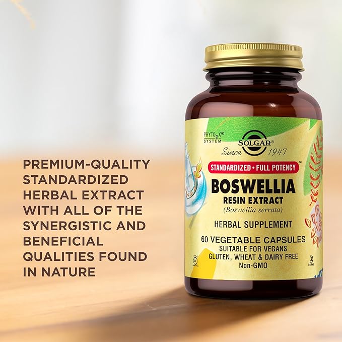 SFP Boswellia Resin Extract Solgar 60 VCaps