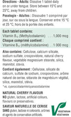 Jamieson Vitamin B12 Methylcobalamin Fast Dissolving Sublingual Tablets, 1,000 mcg, 100 sublingual Tablets