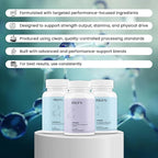 mars by GHC PowerEdge Combo | Triterolin, NitroPrex & Turkesterone Capsules for Energy Support, Strength, Endurance, Circulation & Daily Vitality | Pack of 1
