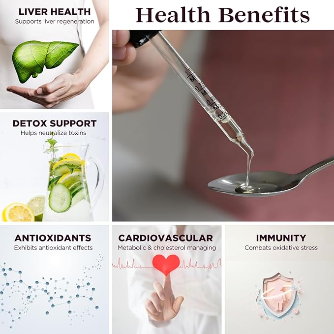 Milk Thistle Seed Oil Extract 2 fl oz - CO2 Liquid Milk Thistle Extract - Rich in Silymarin, VIT E, Zinc, Omegas, Tocopherols - Sweet and Pleasant Taste