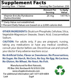 Best Naturals Vitamin B2 (Riboflavin) 400mg & Vitamin B-6 25 Mg