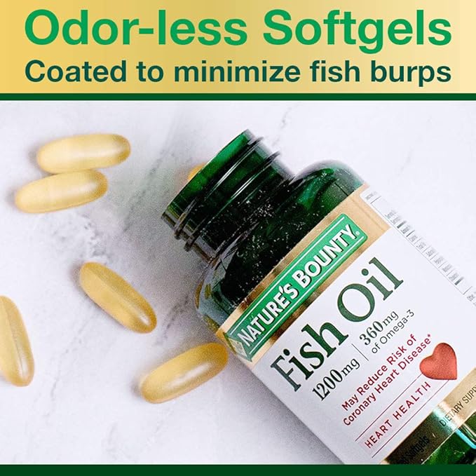 Nature's Bounty Fish Oil, 200 Count