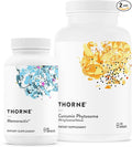 THORNE - Curcumin Phytosome Sustained Release (120 Capsules) & Memoractiv (60 Capsules) Bundle - Supports Joint Health, Muscle Health & Healthy Aging - Dairy Free, Soy Free, Gluten Free