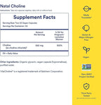 Ritual Natal Choline Supplement - 550mg - to Support Baby’s Cognitive Function When Taken During Pregnancy and Postpartum Choline Content in Breastmilk* - Vegan - Citrus - 30 Capsules - 30 Servings