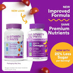 SmartyPants Toddler Multivitamin Gummies, Omega 3 (DHA/EPA), Vitamins D3, C, Vitamin B12, B6, A, K & Zinc, Biotin, Gluten Free, Three Fruit Flavors, 60 Count (30 Day Supply)
