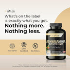 Ashwagandha Supplements for Women and Men | Sleep, Mood and Energy Support | Extra Strength, Vegan Friendly, Non-GMO, Made in USA - Pack of 2