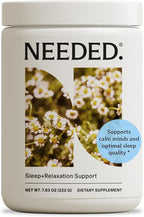 Needed. Sleep and Relaxation Support - Chamomile Powder for Relaxation and Magnesium Powder for Sleep Support, Safe and Effective Nutrients & Botanical Blend for Calm Sleep Supplement - 30-Day Supply