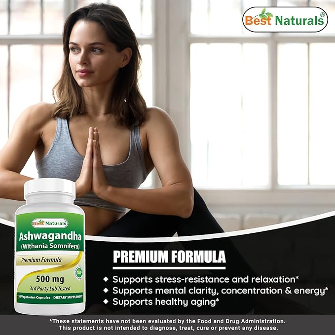 Chromium Picolinate 200 mcg & Ashwagandha Extract 500 Mg
