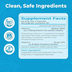 Liposomal Vitamin C 2000 mg – Vitamin C Capsules with Sunflower Lecithin – Non-GMO, Vegan, Gluten-Free – 180 Veggie Capsules