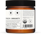Erbology Organic Turkey Tail Mushroom Powder 40 Servings - 22% Beta-glucans - Prebiotic and Gut Nourishing - Trametes Versicolor - Small Batch - Sustainably Grown in Europe - Vegan - Non-GMO
