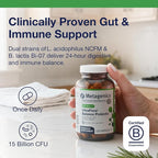 Metagenics UltraFlora Balance Probiotic - Shelf-Stable Daily Gut Health Supplement for Digestive & Immune Support* - Non-GMO & Gluten-Free - 30 Capsules