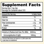Surthrival: Colostrum Powder (1 Kilo, 2.2lbs), Immune Optimization & Recovery, Powdered Dietary Supplement, Gut Health, Immune Support, Keto Friendly