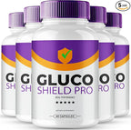 Gluco Shield Pro Advanced Blood Formula Capsules, Official GlucoShield Pro Supplement Pills, Premium Formula for Healthy Circulation & Stable Levels, All Natural GlucoShieldPro Reviews (5 Pack)