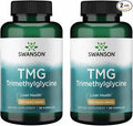 Swanson TMG Trimethylglycine - Amino Acid Supplement Promoting Healthy Liver Function & Heart Health Support - (90 Capsules, 500mg Each) (2 Pack)